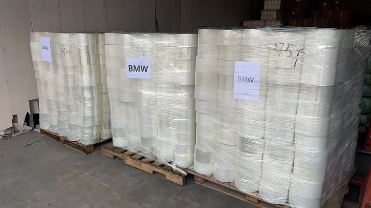 Black & White LDPE Protective Film with Custom Logo Singled Film、Stretch Film